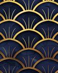 Japanese Wallpaper - Golden and Textured Fans