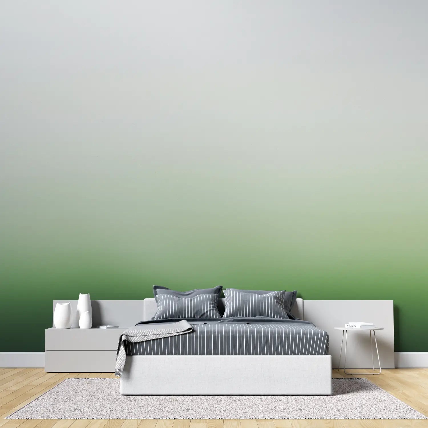 Art &amp; Deco Wallpaper - Natural Green Gradient