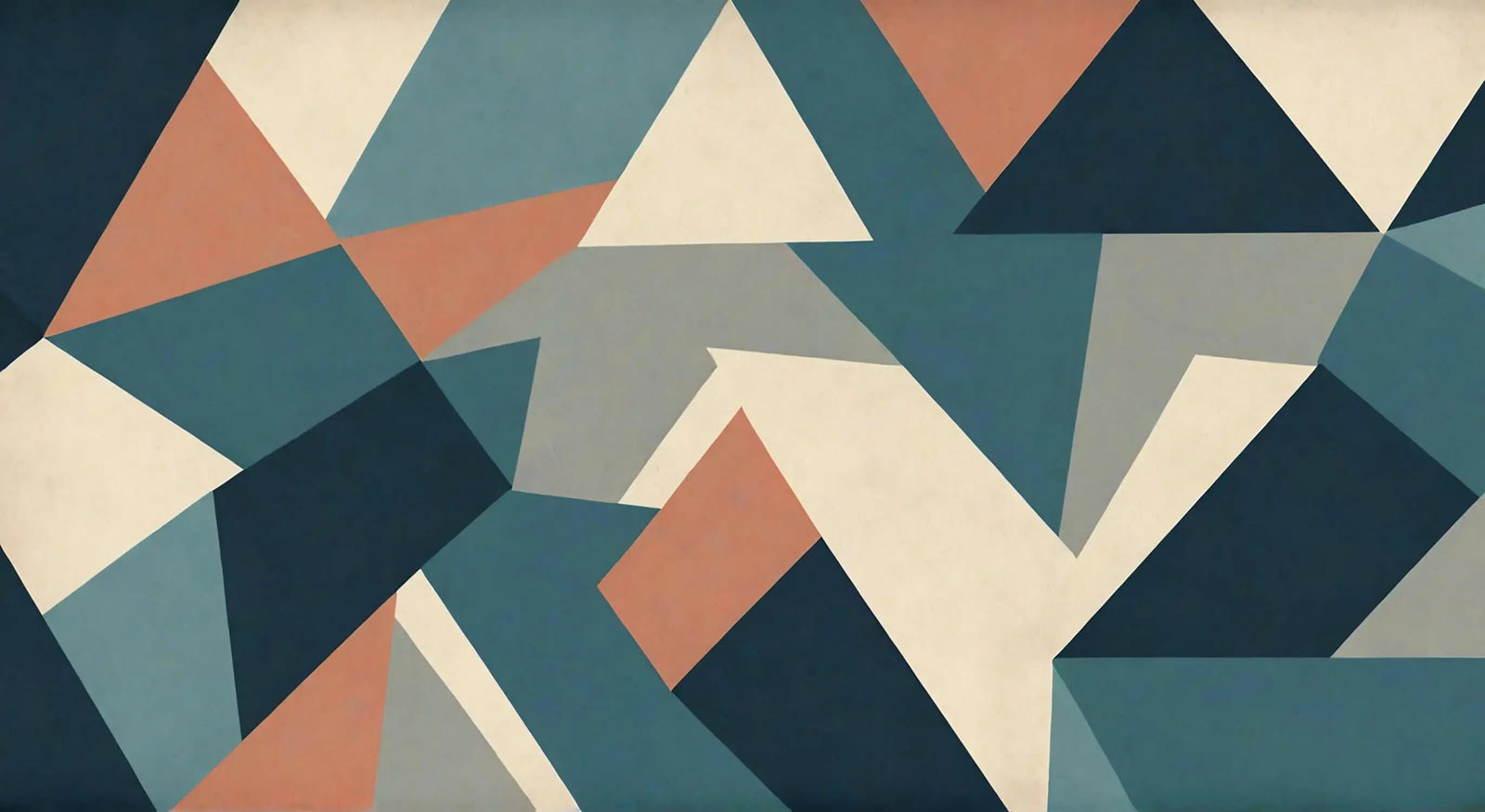 Papier Peint Géométrique - Triangles Abstraits