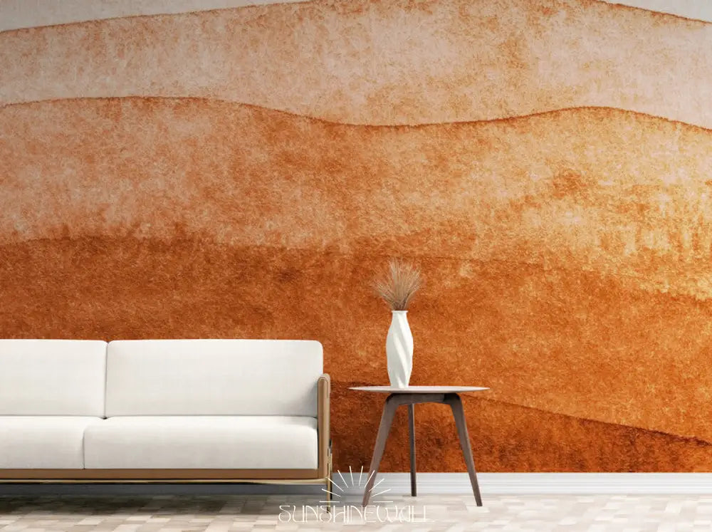 Papier Peint Design - Motif Terracotta