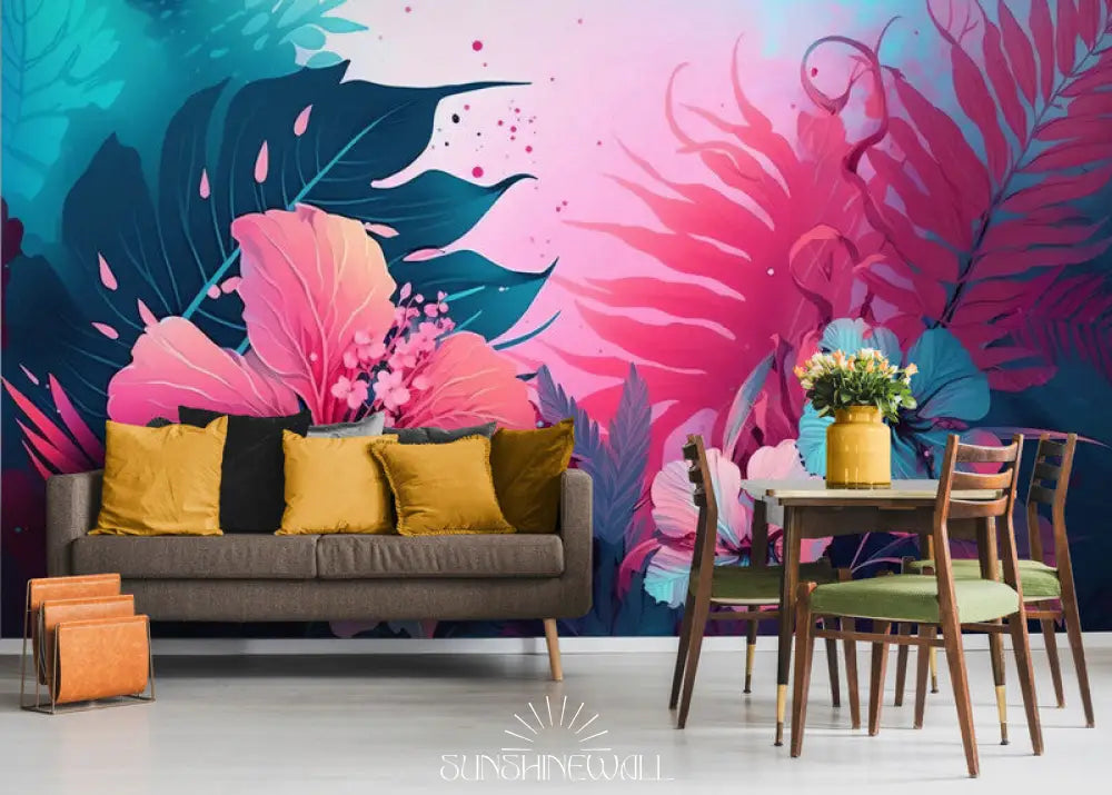 Papier Peint Design - Paysage Tropical