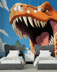 Papier Peint Animaux - T-Rex Rugissant