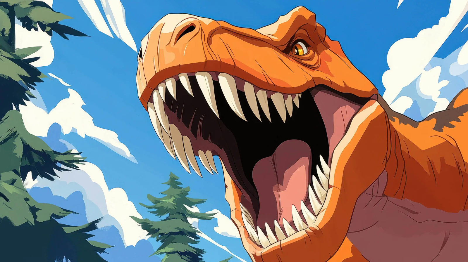 Animal Wallpaper - Roaring T-Rex