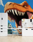 Papier Peint Animaux - T-Rex Rugissant