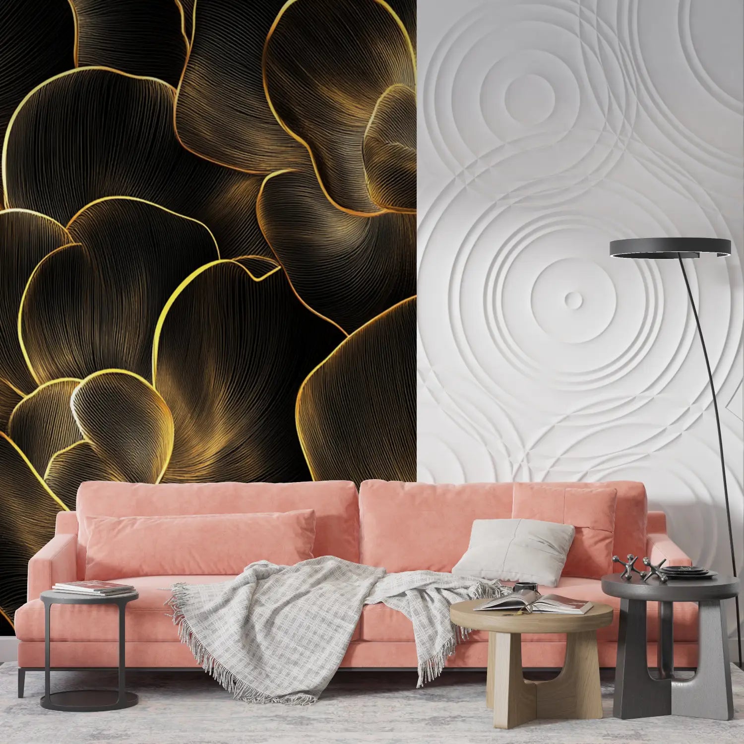 Foliage Wallpaper - Golden Shade