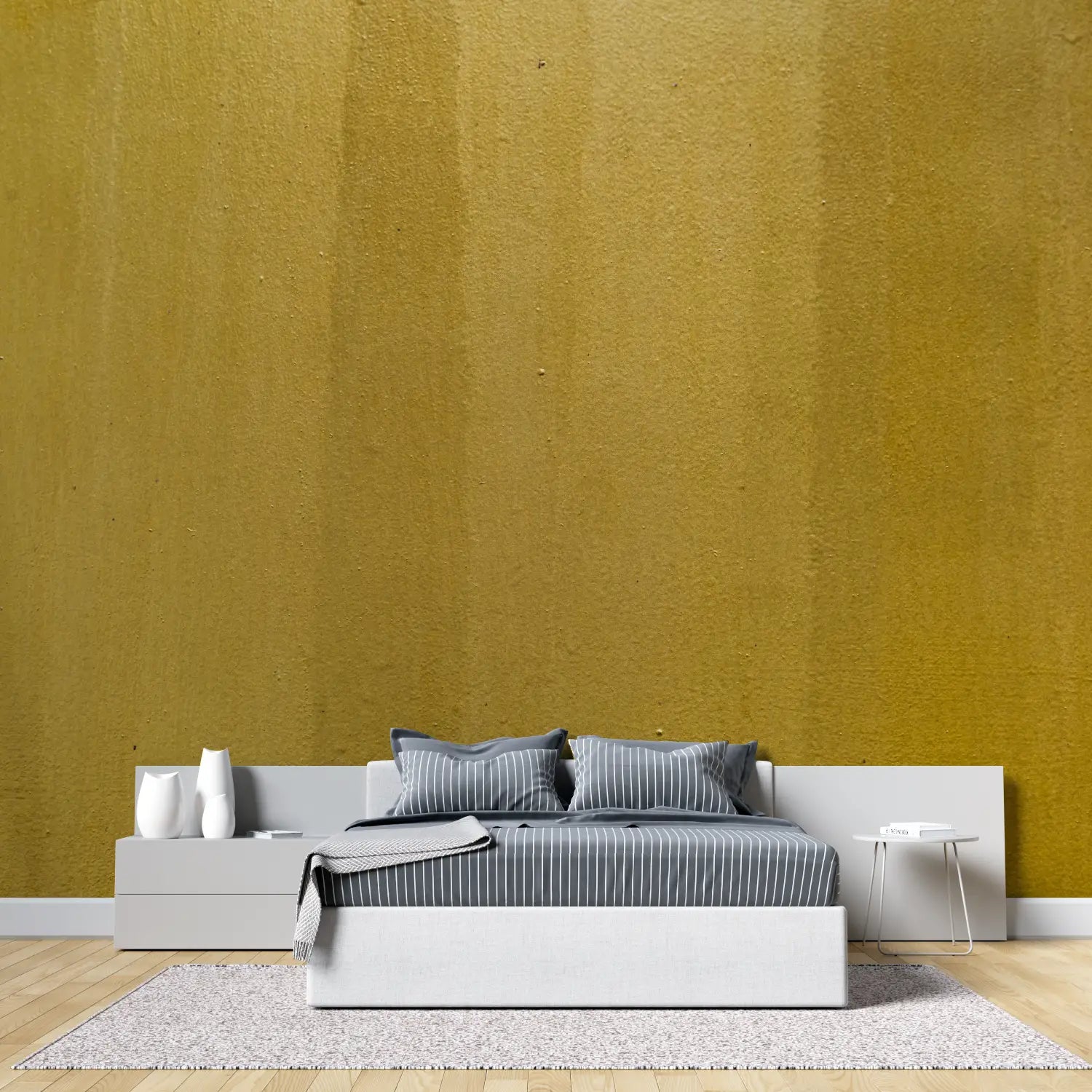 Papier Peint Art & Déco – Fond Doré Texturé