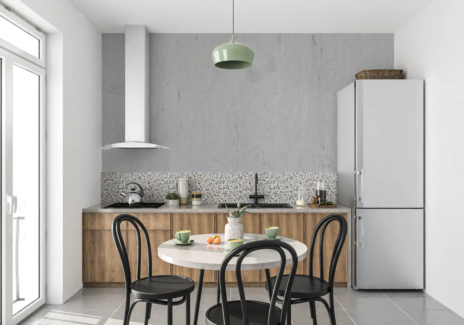 Stone Wallpaper - Textured Concrete