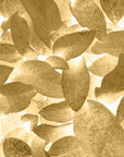 Papier Peint Feuillage - Feuilles Noires et Or