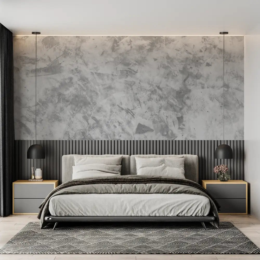 Floral Wallpaper - White Arabesques