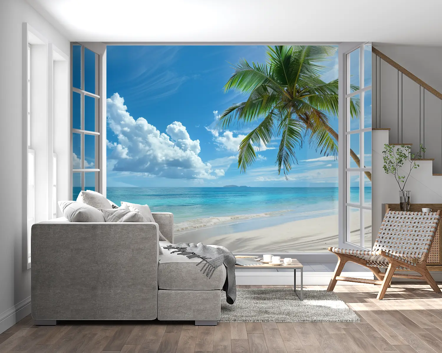 Landscape Wallpaper - Window on the Beach