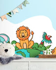 Papier Peint Enfant - Animaux Du Monde