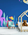 Papier Peint Enfant - Animaux Marins