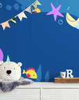 Papier Peint Enfant - Animaux Marins