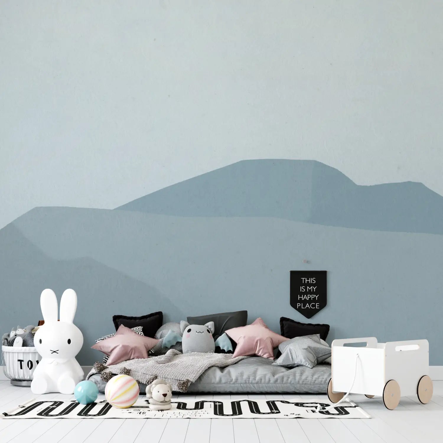 Mountain Wallpaper - Blue Mists