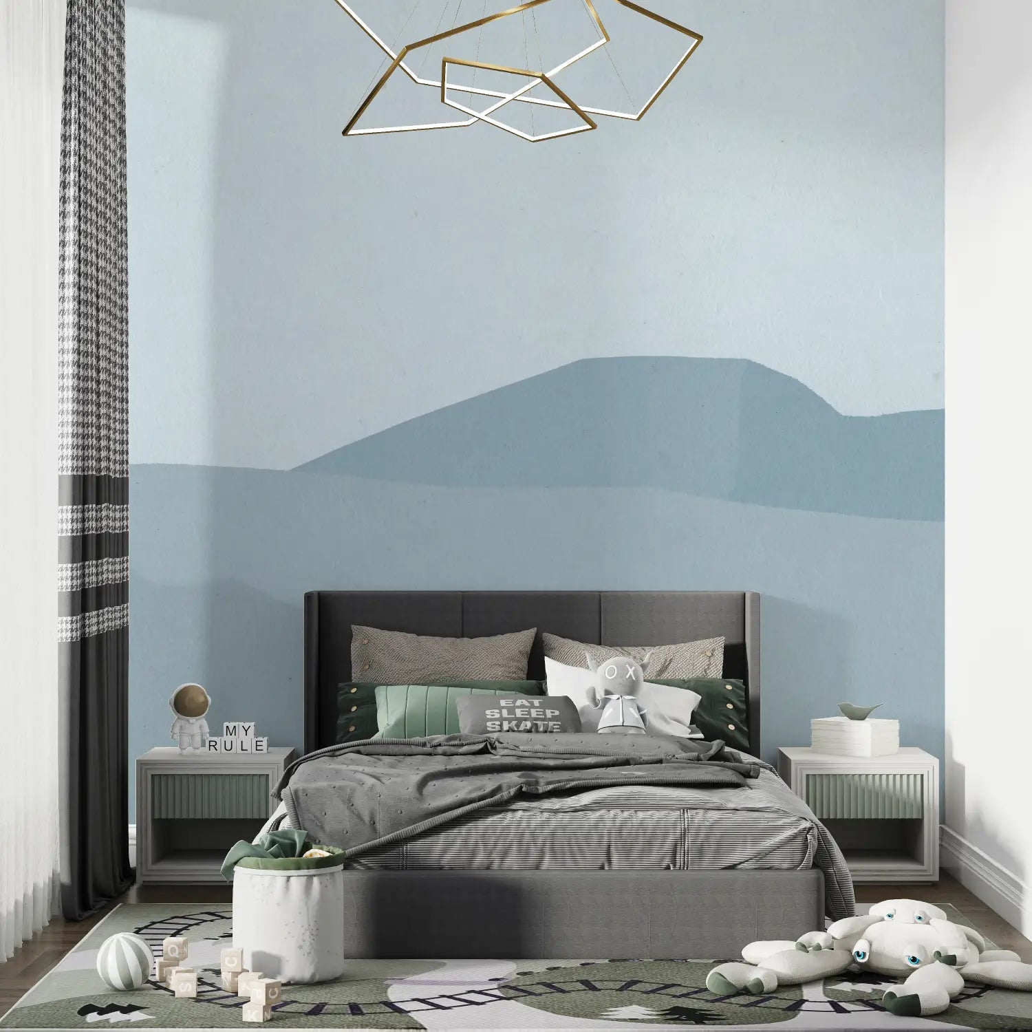 Mountain Wallpaper - Blue Mists