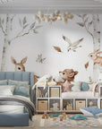 Forest Wallpaper - Sweet Animal Harmony