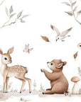 Forest Wallpaper - Sweet Animal Harmony