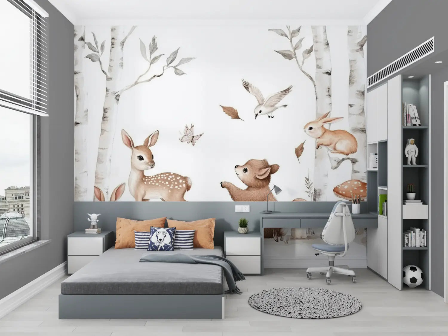 Forest Wallpaper - Sweet Animal Harmony