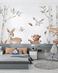 Forest Wallpaper - Sweet Animal Harmony
