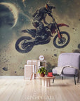 Papier Peint Enfant - Moto Cross