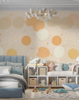 Geometric Wallpaper - Delicate Pastel Polka Dots