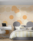 Geometric Wallpaper - Delicate Pastel Polka Dots