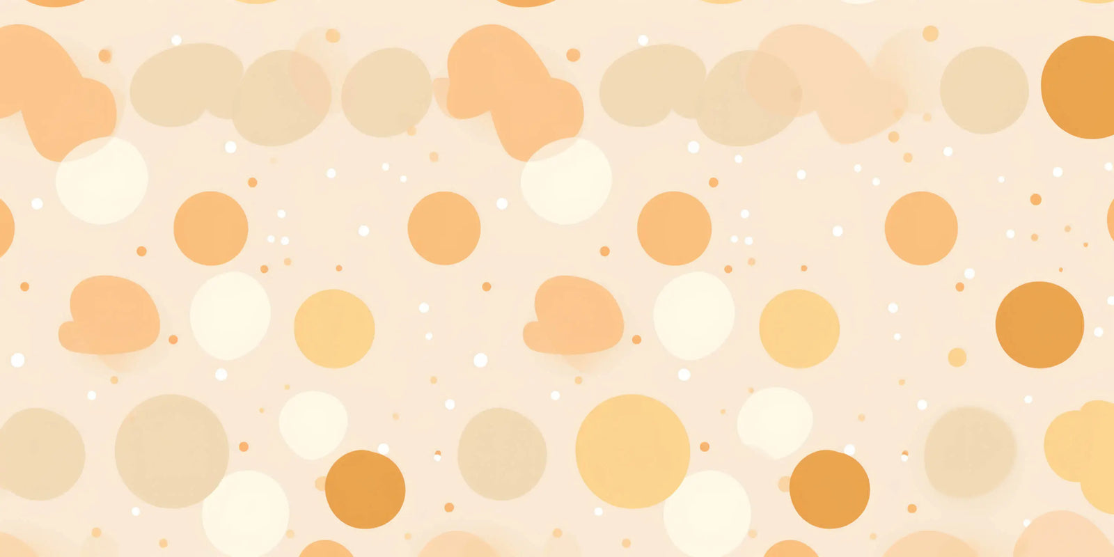 Geometric Wallpaper - Delicate Pastel Polka Dots