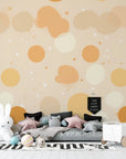 Geometric Wallpaper - Delicate Pastel Polka Dots