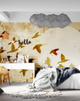 Papier Peint Art & Déco - Oiseaux Nocturnes