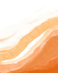 Mountain Wallpaper - Ochre and White Curves