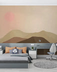 Mountain Wallpaper - Gentle Ridges in the Rising Sun