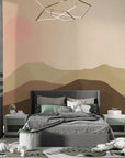 Mountain Wallpaper - Gentle Ridges in the Rising Sun