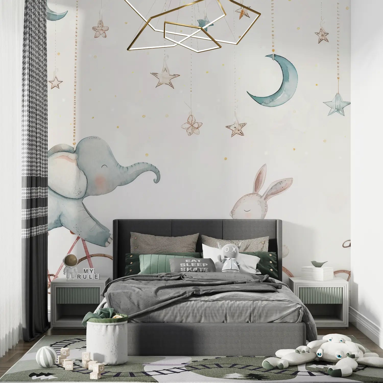 Children's Wallpaper - Dreamlike Bike Ride