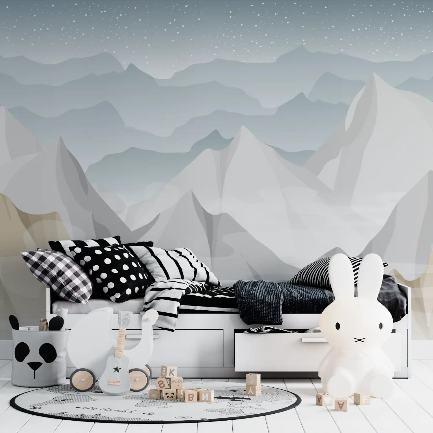 Mountain Wallpaper - Icy and Misty Landscape