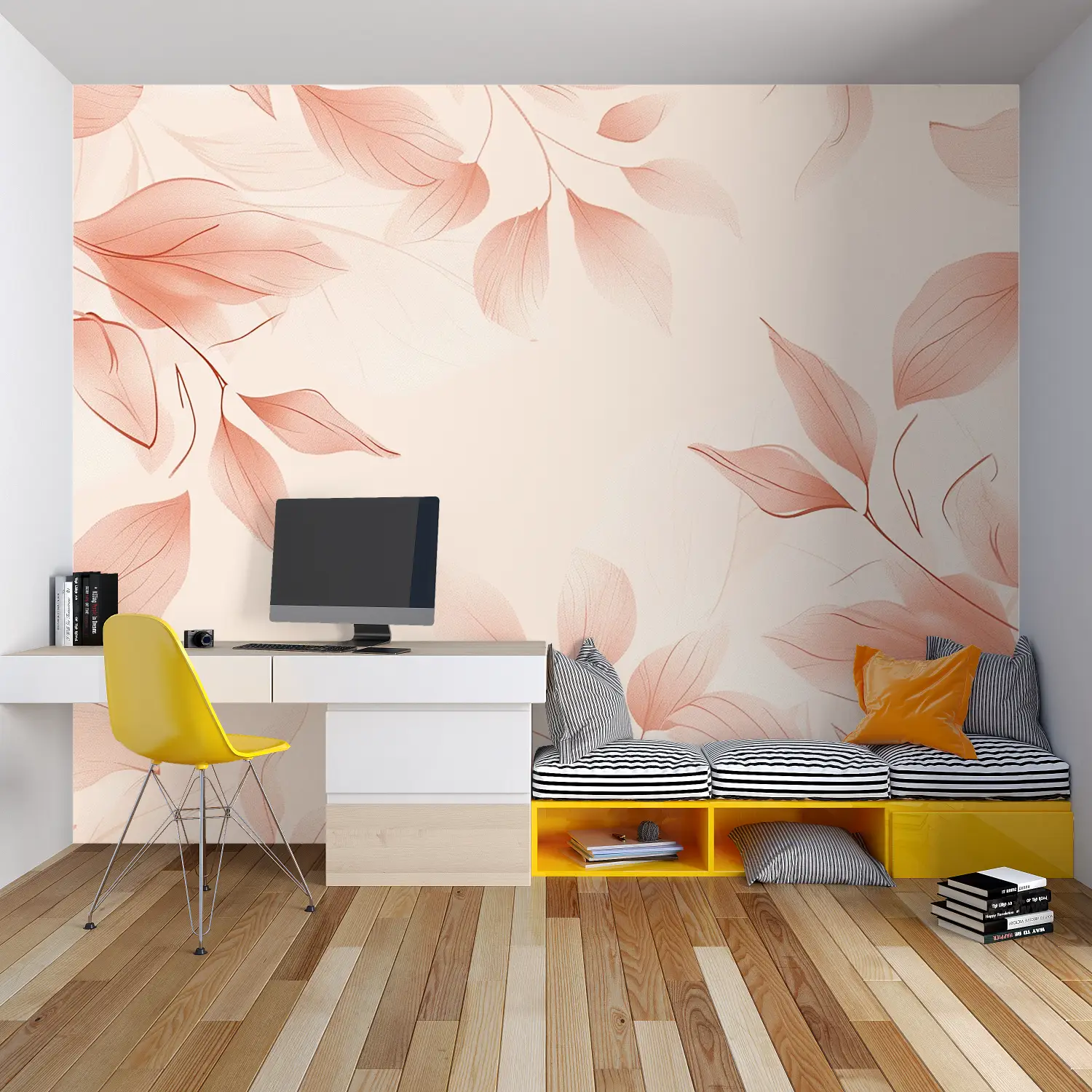 Foliage Wallpaper - Delicate Watercolor Branches