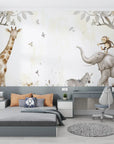 Papier Peint Animaux - Safari Doux