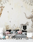 Papier Peint Animaux - Safari Doux