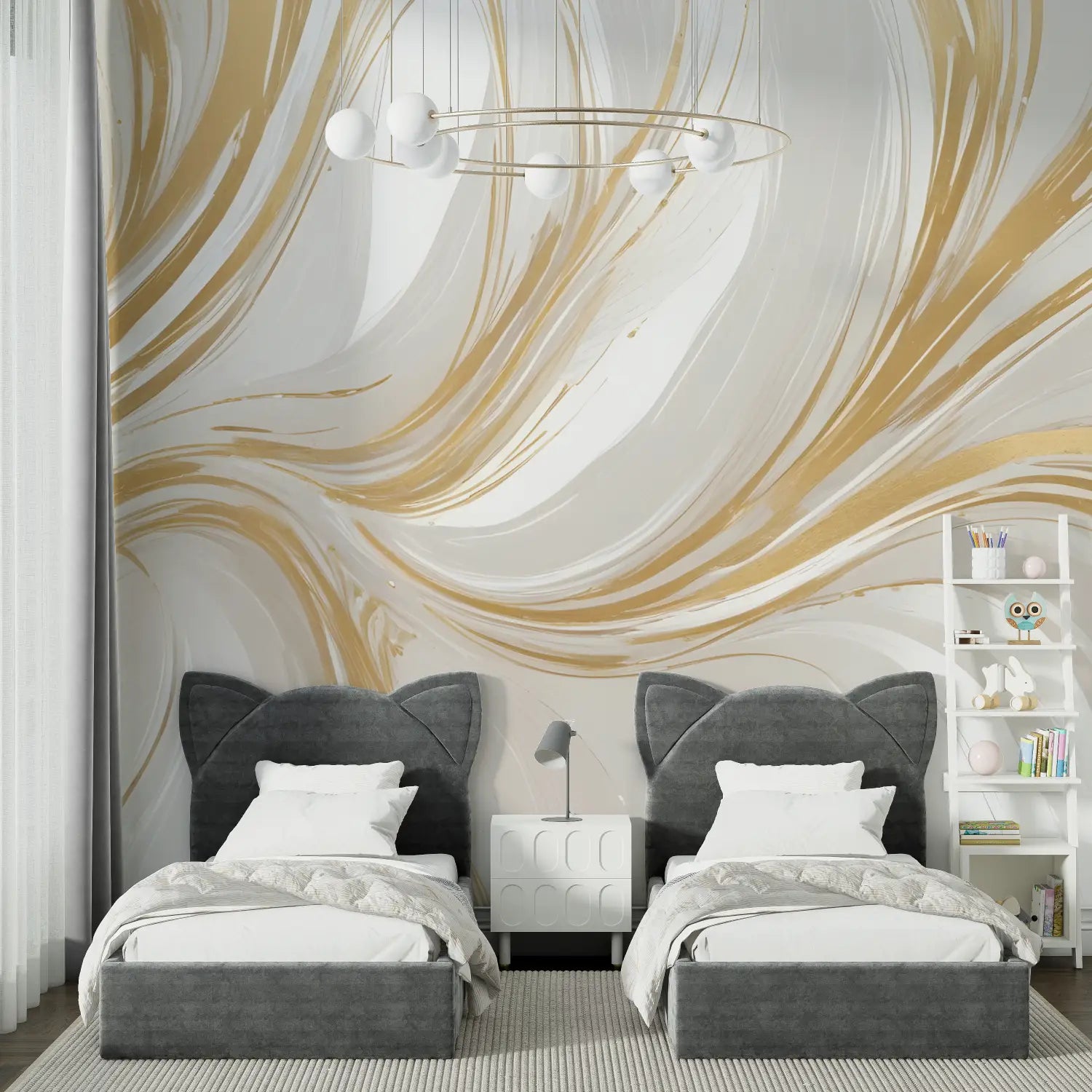 Art &amp; Deco Wallpaper - Fluid and Chic Curves