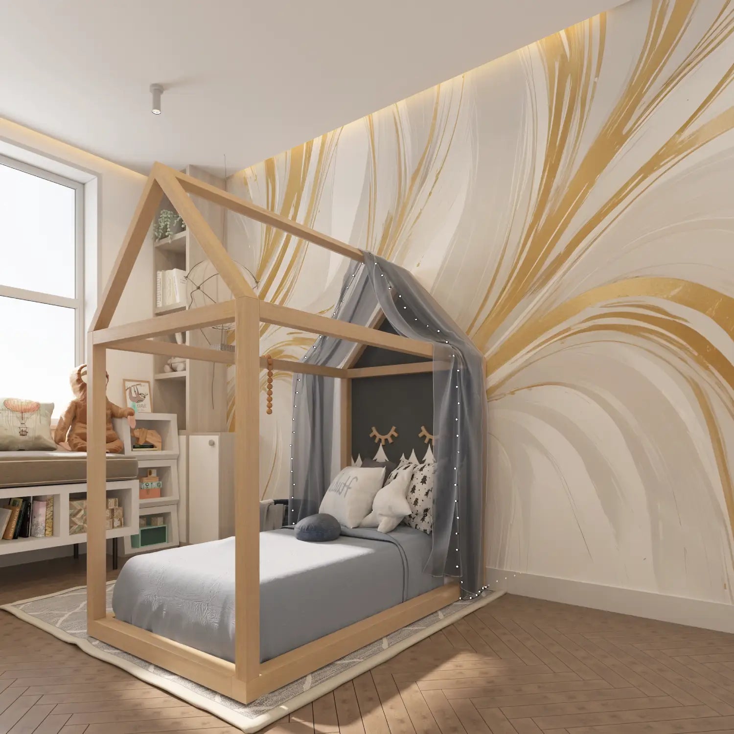 Art &amp; Deco Wallpaper - Fluid and Chic Curves