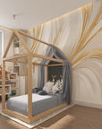 Papier Peint Art & Déco - Courbes Fluides et Chic
