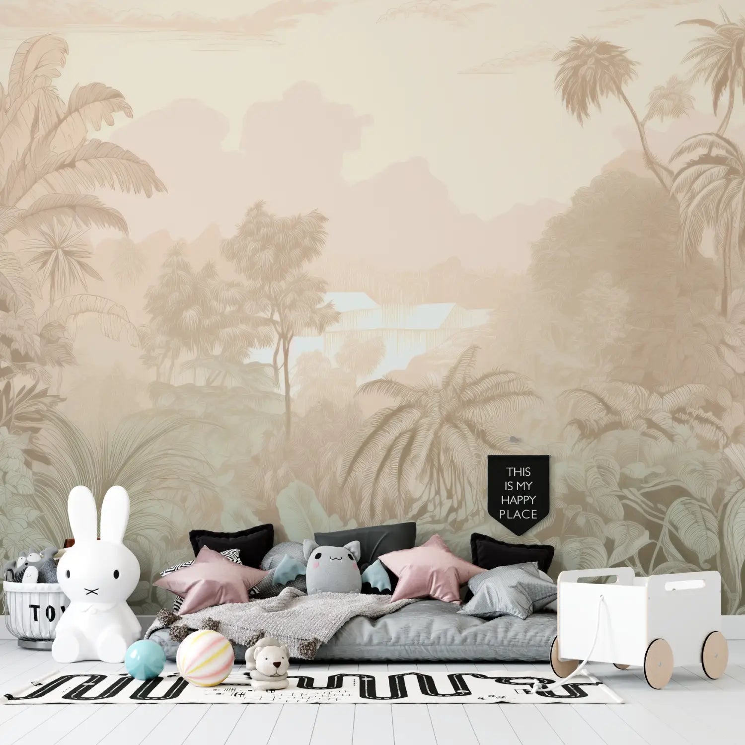 Papier Peint Tropical - Jungle Mystique