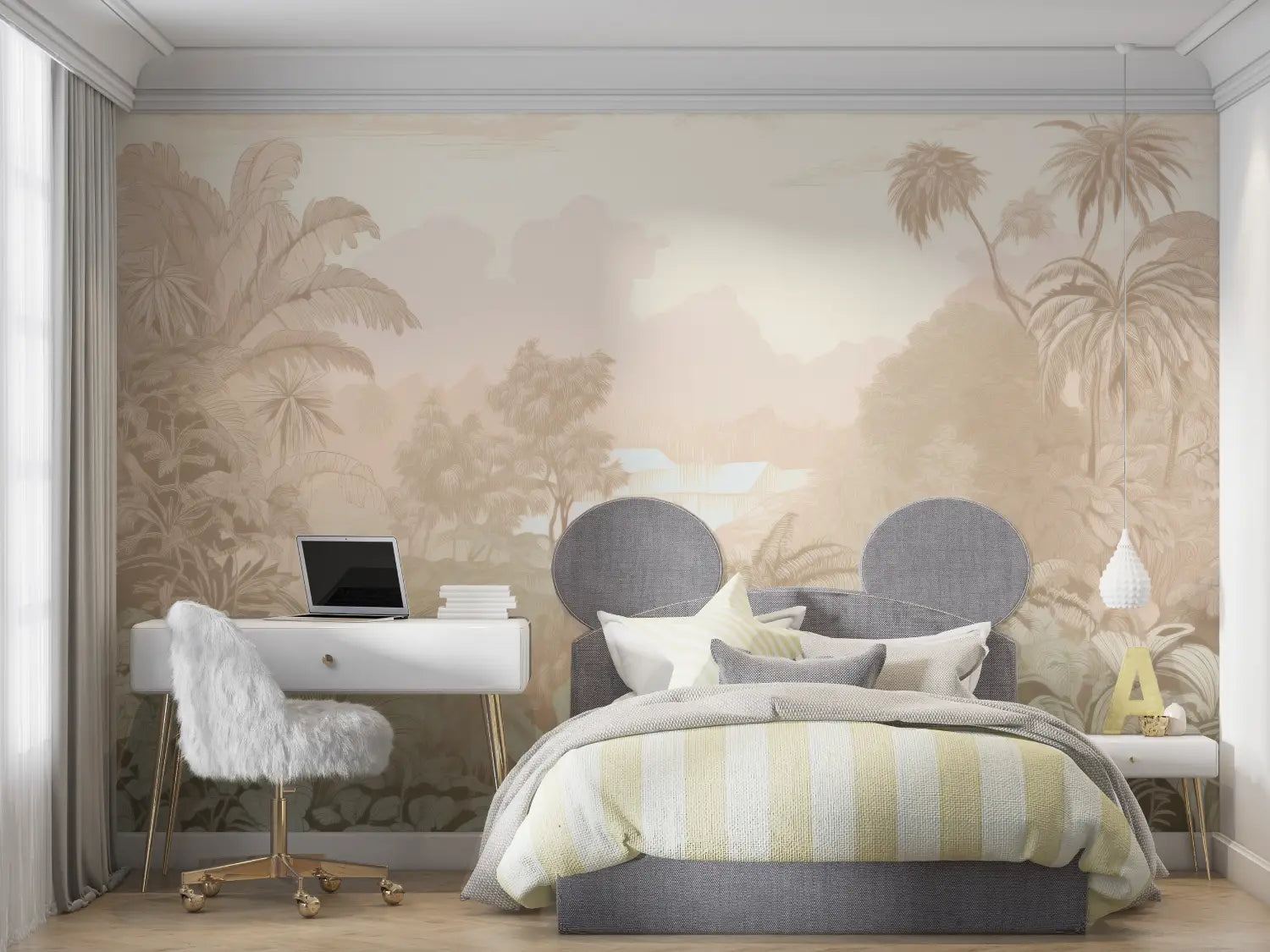 Papier Peint Tropical - Jungle Mystique