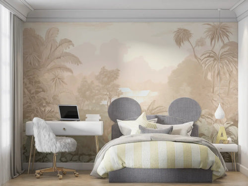 Papier Peint Tropical - Jungle Mystique
