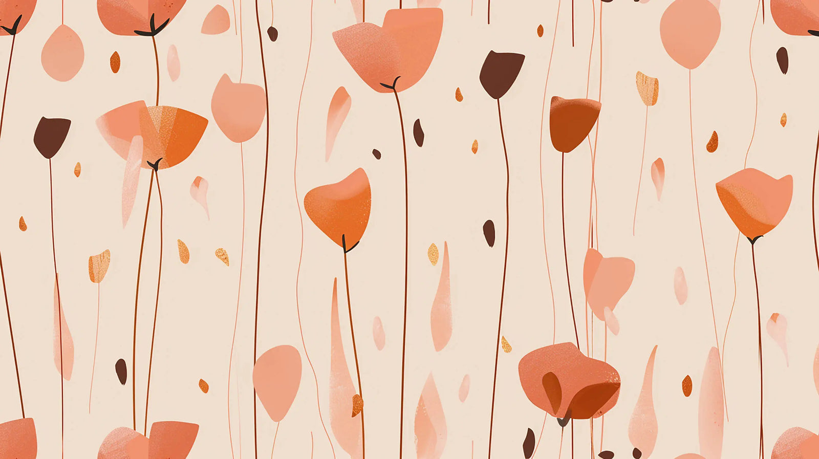 Floral Wallpaper - Dancing Petals