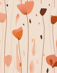 Papier Peint Floral - Pétales Danseurs