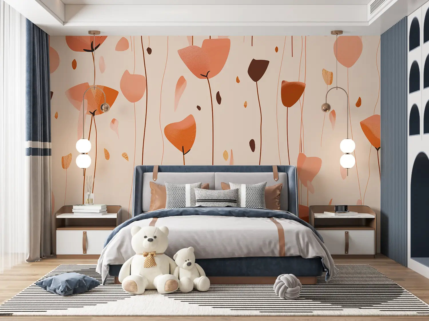 Floral Wallpaper - Dancing Petals