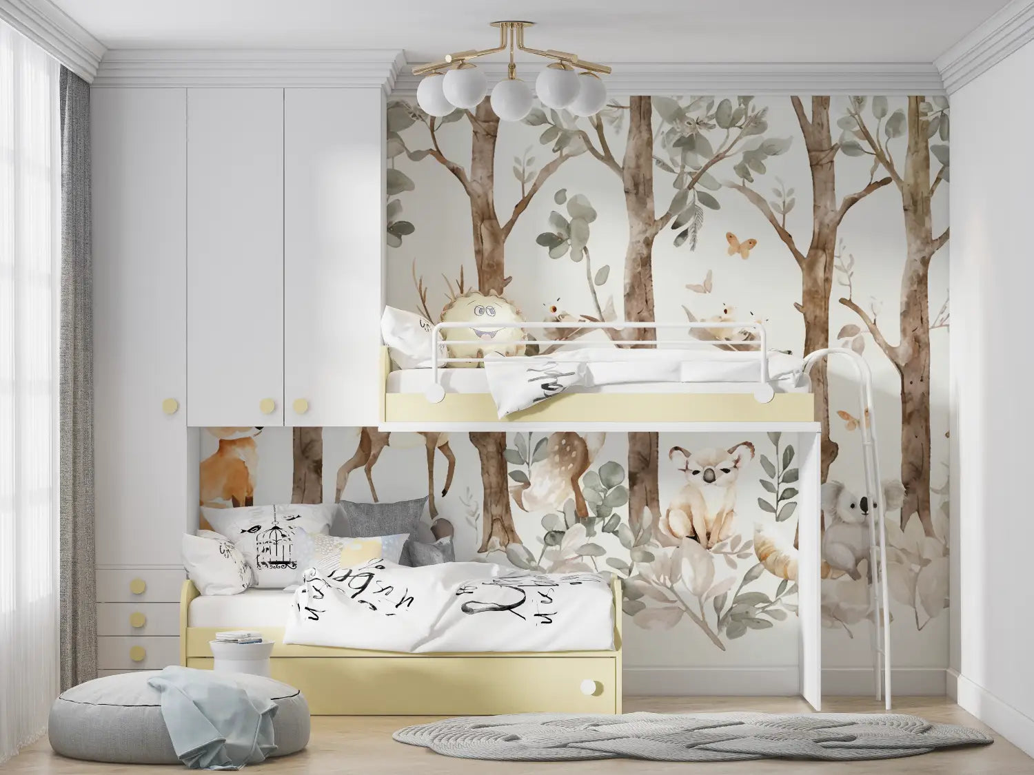 Forest Wallpaper - Sweet Fauna in the Heart of the Trees