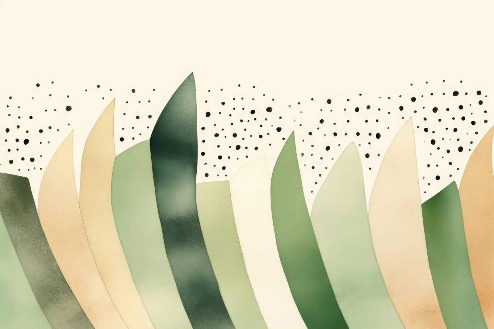 Foliage Wallpaper - Elegant Plant Curves