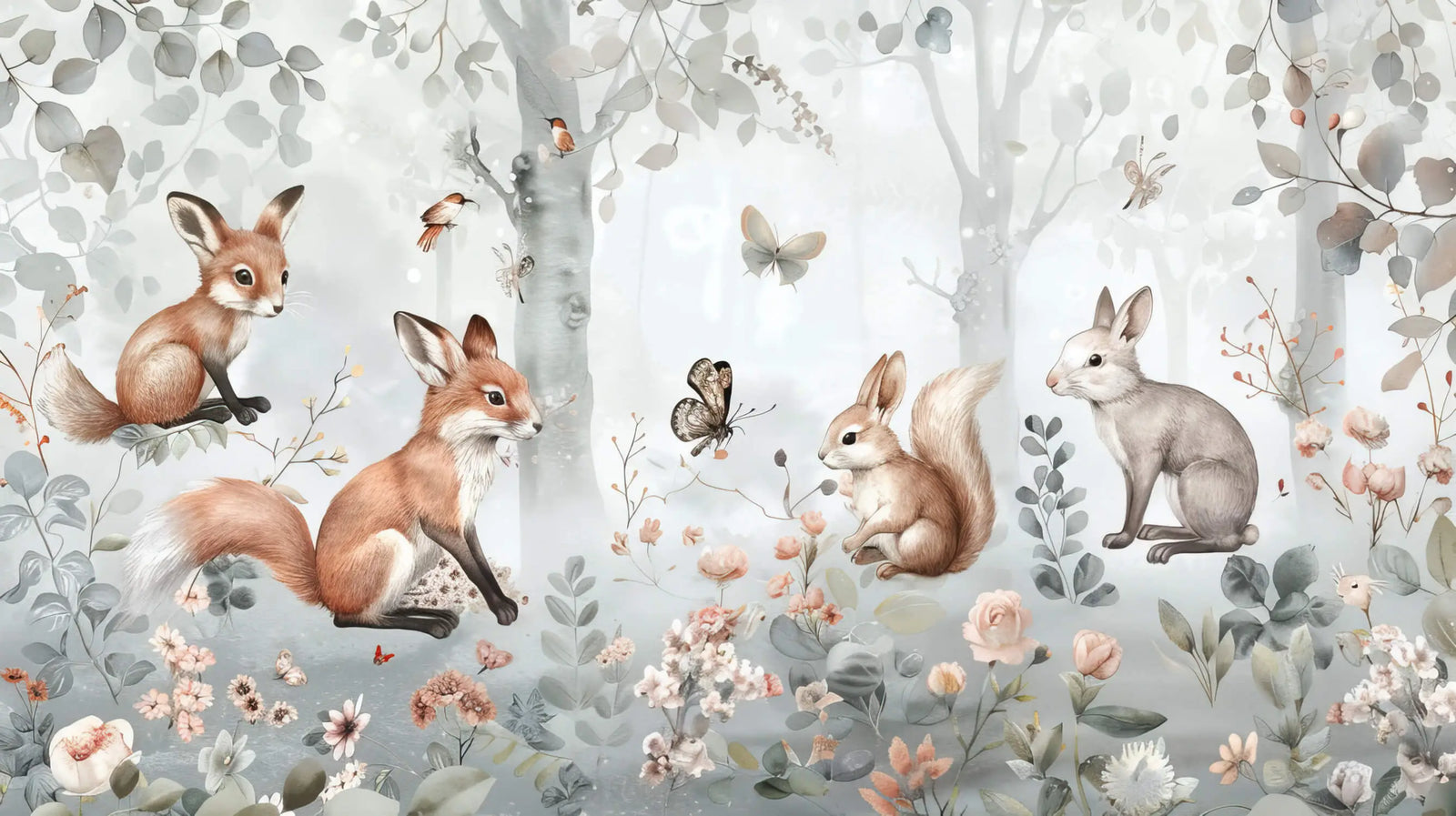 Children's Wallpaper - Companions of the Glade