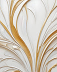 Papier Peint Art & Déco - Volutes Dorées Élégantes